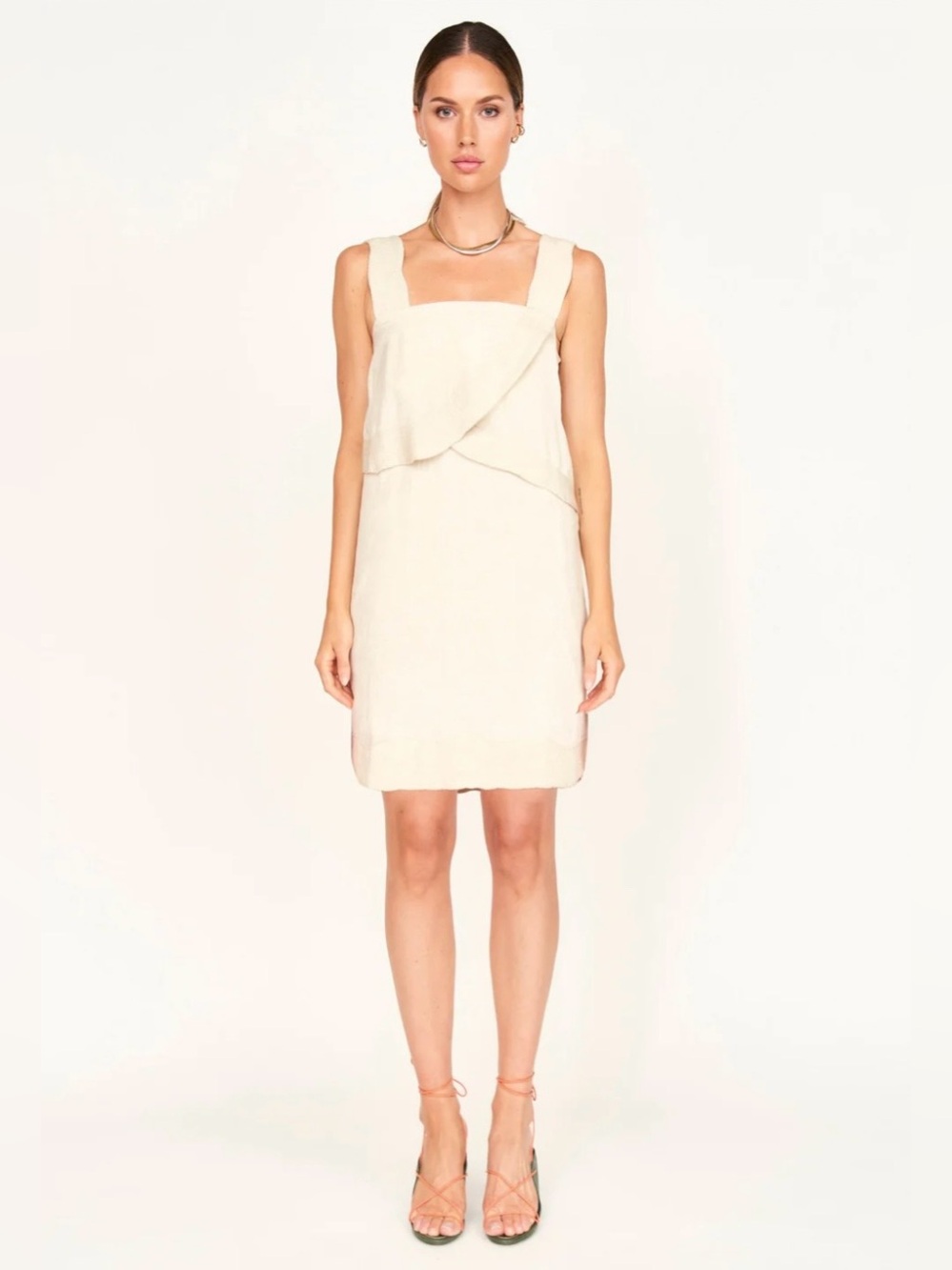 Mirth Nicobar dress in oat color